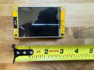2.8″ Display, front